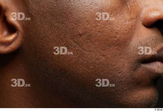 Face Mouth Cheek Skin Man Black Scar Studio photo references