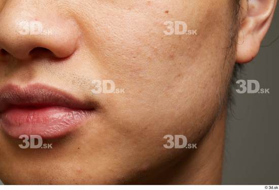 Face Mouth Nose Cheek Skin Man Asian Studio photo references