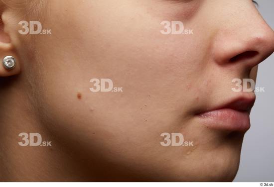 Face Mouth Nose Cheek Skin Woman White Studio photo references