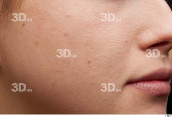 Face Mouth Nose Cheek Skin Woman White Studio photo references