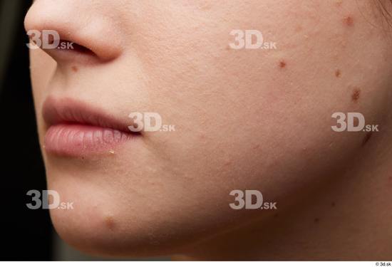 Face Mouth Nose Cheek Skin Woman White Studio photo references