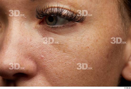 Eye Face Nose Cheek Skin Woman White Wrinkles Studio photo references