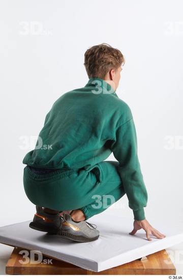 Man White Athletic Male Studio Poses