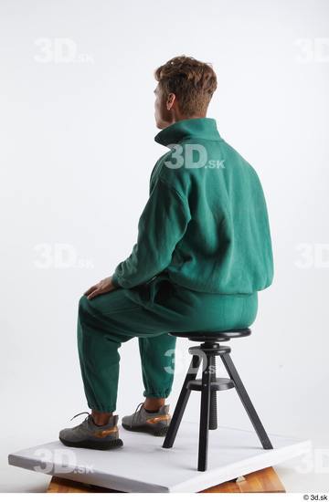 Man White Athletic Male Studio Poses