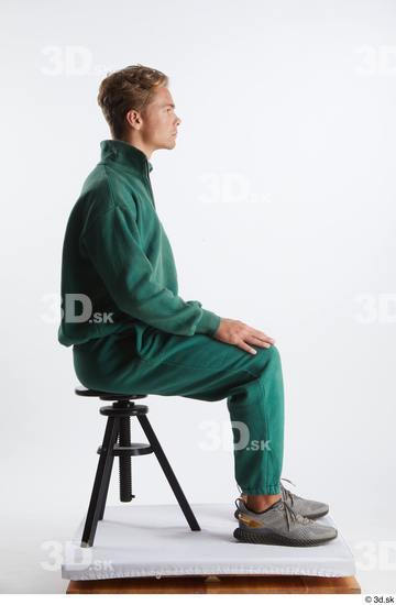 Man White Athletic Male Studio Poses