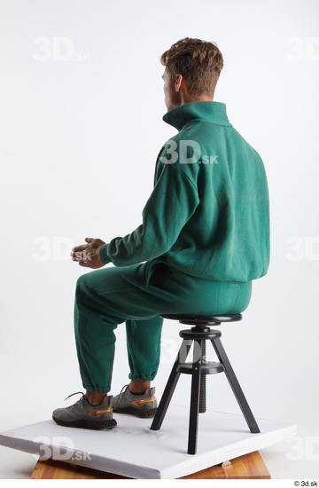 Man White Athletic Male Studio Poses