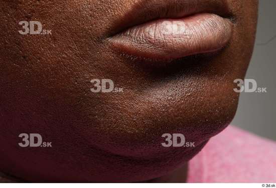 Face Mouth Skin Man Black Chubby Studio photo references