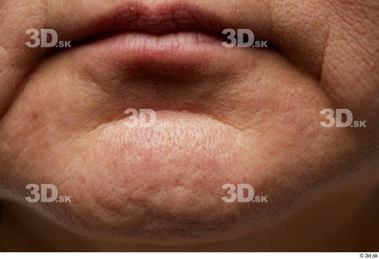 Face Mouth Skin Woman Asian Chubby Wrinkles Studio photo references