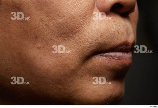 Face Mouth Cheek Skin Man Asian Slim Studio photo references