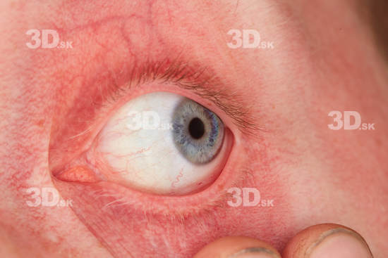 Eye Skin Man White Studio photo references