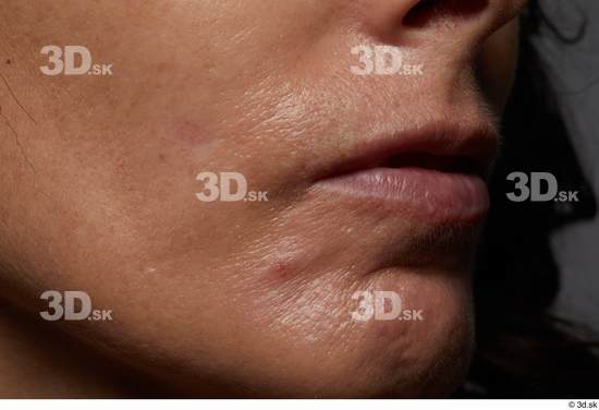 Face Mouth Skin Woman Slim Studio photo references