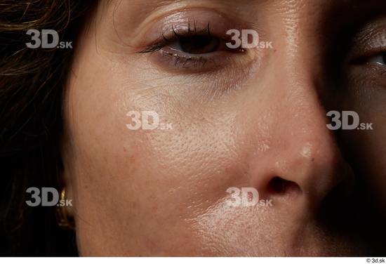 Face Nose Cheek Skin Woman Slim Studio photo references