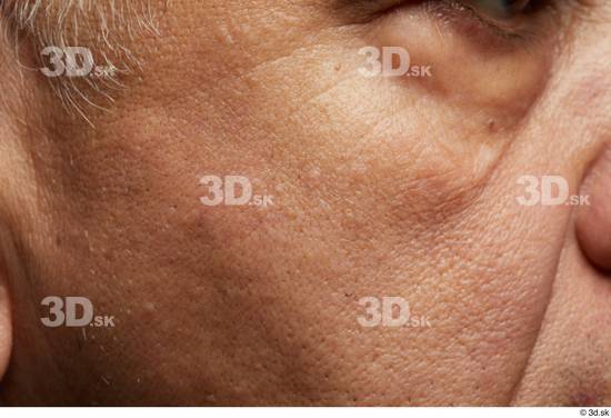 Face Cheek Skin Man Slim Wrinkles Studio photo references