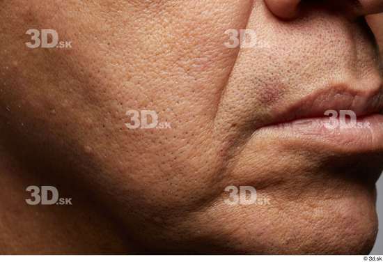 Face Mouth Cheek Skin Man Slim Wrinkles Studio photo references