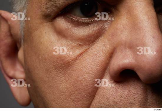 Face Nose Cheek Skin Man Slim Wrinkles Studio photo references