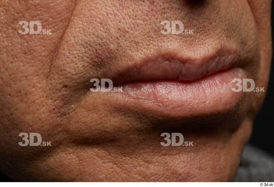 Face Mouth Skin Man Slim Wrinkles Studio photo references