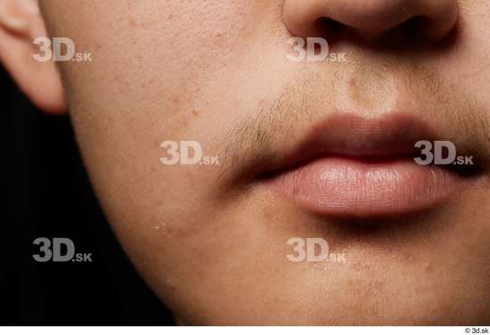 Face Mouth Skin Man Asian Studio photo references