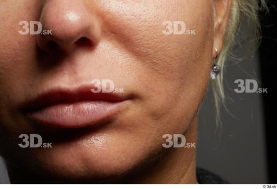 Face Mouth Nose Cheek Skin Woman White Chubby Studio photo references