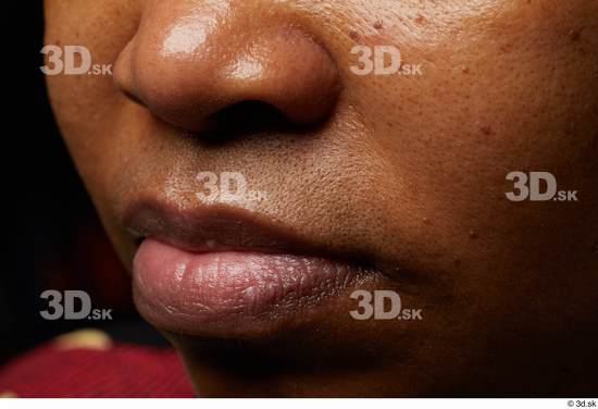 Face Mouth Nose Skin Woman Black Chubby Studio photo references