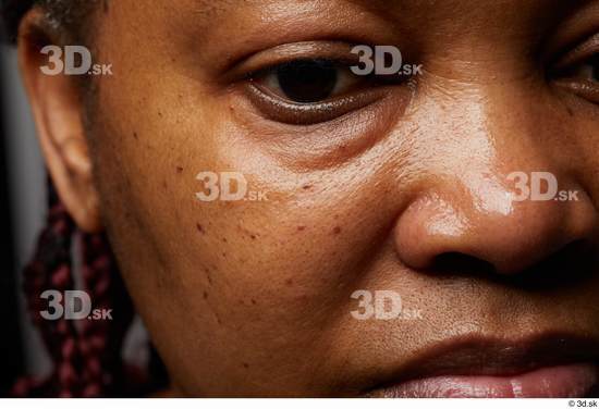 Eye Face Nose Cheek Skin Woman Black Chubby Studio photo references