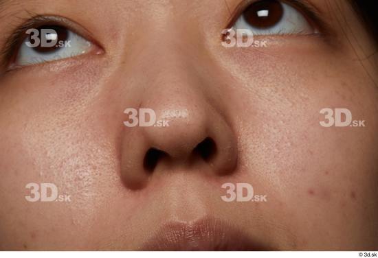 Face Nose Skin Woman Asian Slim Studio photo references