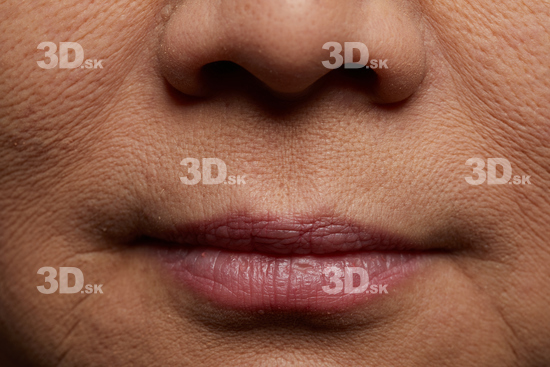 Face Mouth Nose Skin Woman Asian Slim Wrinkles Studio photo references