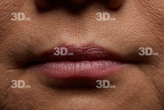 Face Mouth Skin Woman Asian Slim Wrinkles Studio photo references