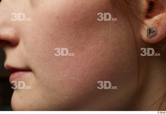 Face Cheek Ear Skin Woman White Slim Studio photo references