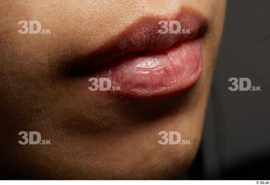 Face Mouth Skin Woman Asian Slim Studio photo references