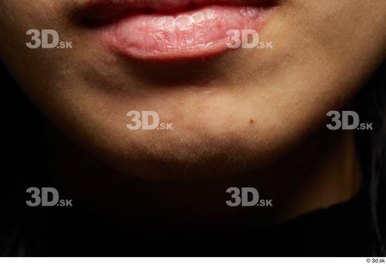 Face Mouth Skin Woman Asian Slim Studio photo references