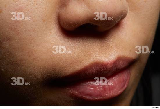 Face Mouth Nose Skin Woman Asian Slim Studio photo references