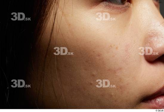 Face Cheek Hair Skin Woman Asian Slim Studio photo references