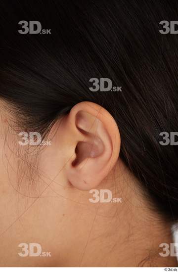 Ear Woman Asian Casual Slim Street photo references