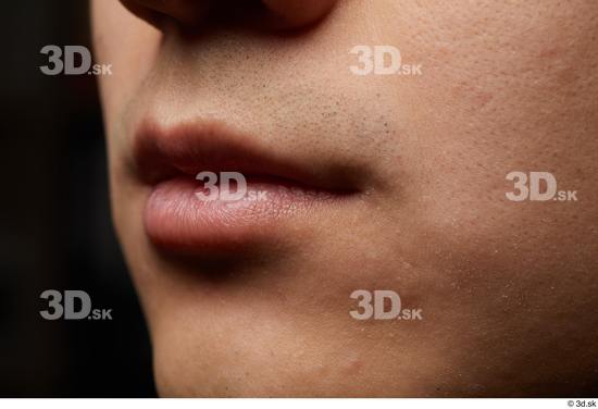 Face Mouth Cheek Skin Man Asian Slim Studio photo references