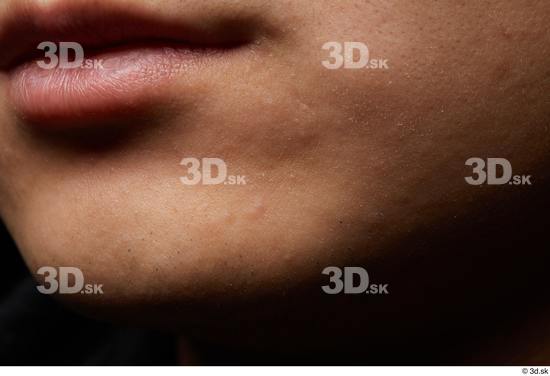 Face Mouth Skin Man Asian Slim Studio photo references