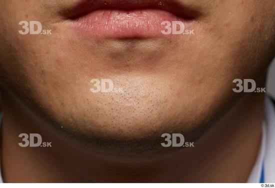 Face Mouth Skin Man Asian Slim Studio photo references