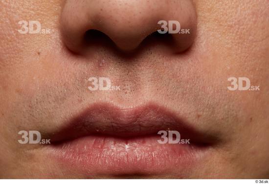 Face Mouth Nose Skin Man Asian Slim Studio photo references