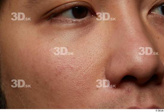 Eye Face Nose Cheek Skin Man Asian Slim Studio photo references