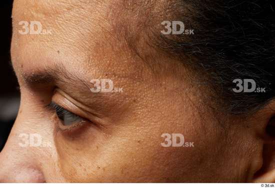 Eye Face Cheek Hair Skin Woman Black Slim