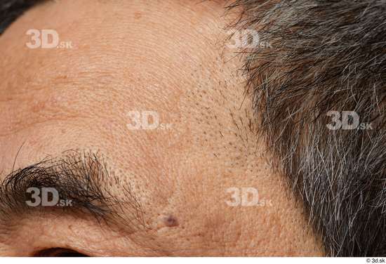 Face Hair Skin Man Asian Slim Wrinkles Studio photo references