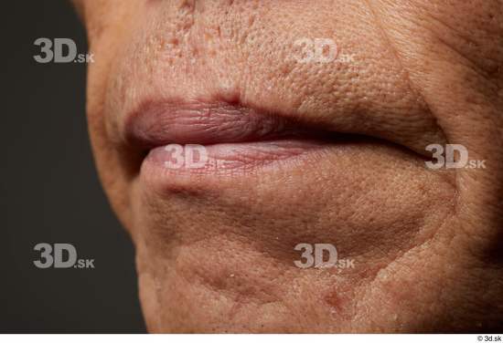 Face Mouth Skin Man Asian Slim Wrinkles Studio photo references