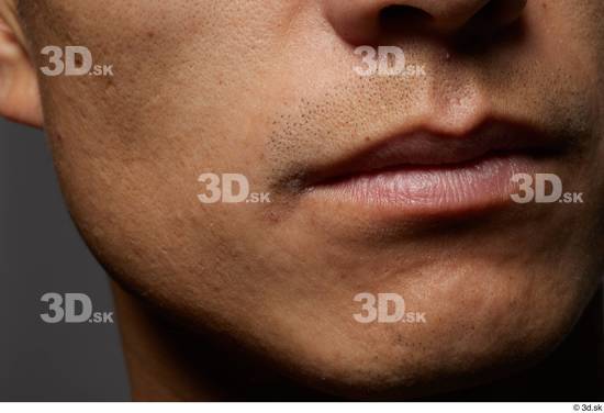 Face Mouth Cheek Skin Man Asian Slim Studio photo references