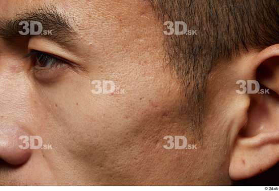 Eye Face Cheek Ear Hair Skin Man Asian Slim Studio photo references