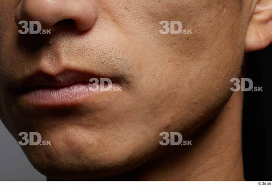 Face Mouth Cheek Skin Man Asian Slim Studio photo references