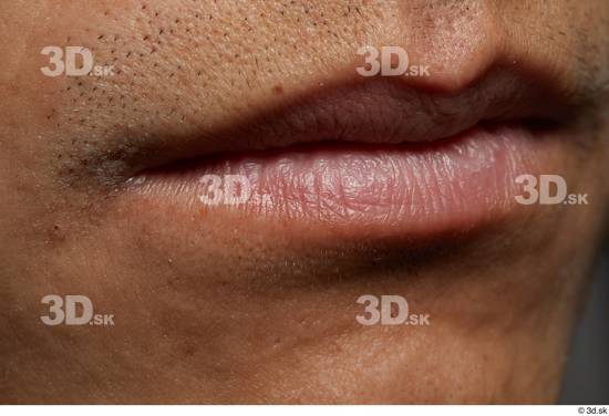 Face Mouth Skin Man Asian Slim Studio photo references