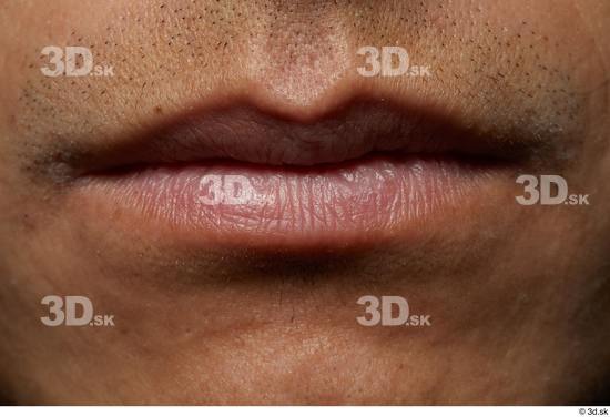 Face Mouth Skin Man Asian Slim Studio photo references