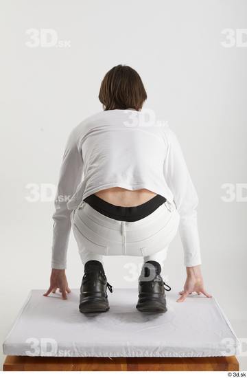 Man White Slim Male Studio Poses