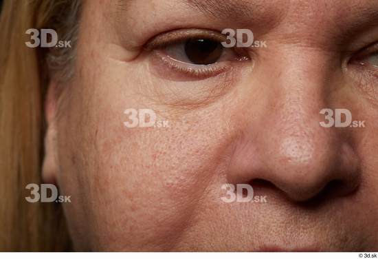 Eye Face Nose Cheek Skin Woman Chubby Wrinkles Studio photo references