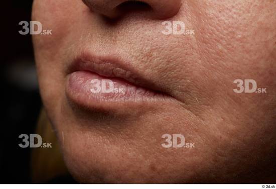 Face Mouth Cheek Skin Woman Chubby Wrinkles Studio photo references