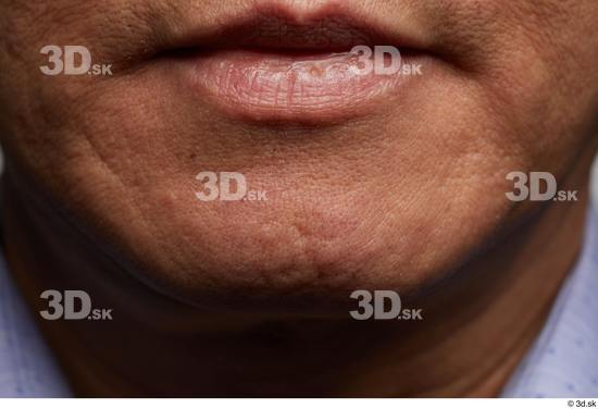 Face Mouth Skin Man Asian Chubby Wrinkles Studio photo references